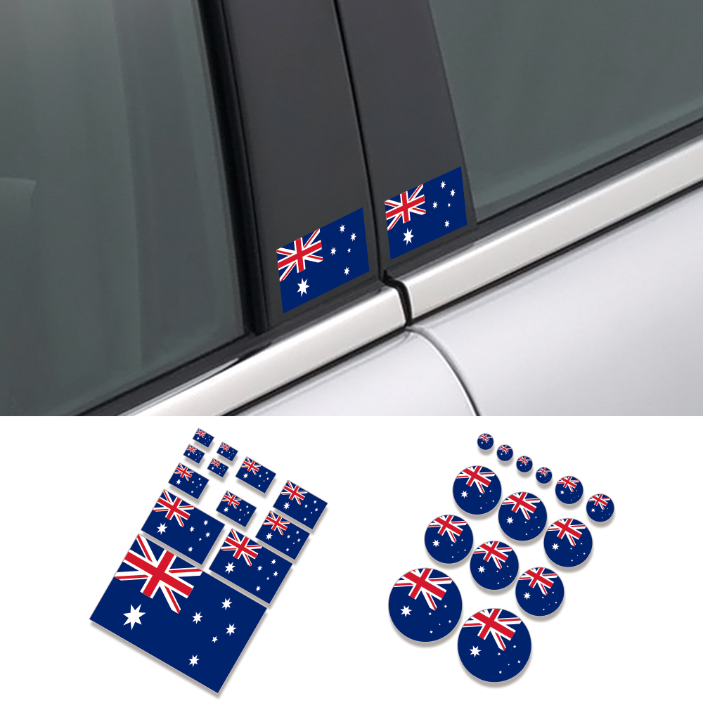 Car Accessories Australia - Various Australian Flag Styling Sticker Graphics