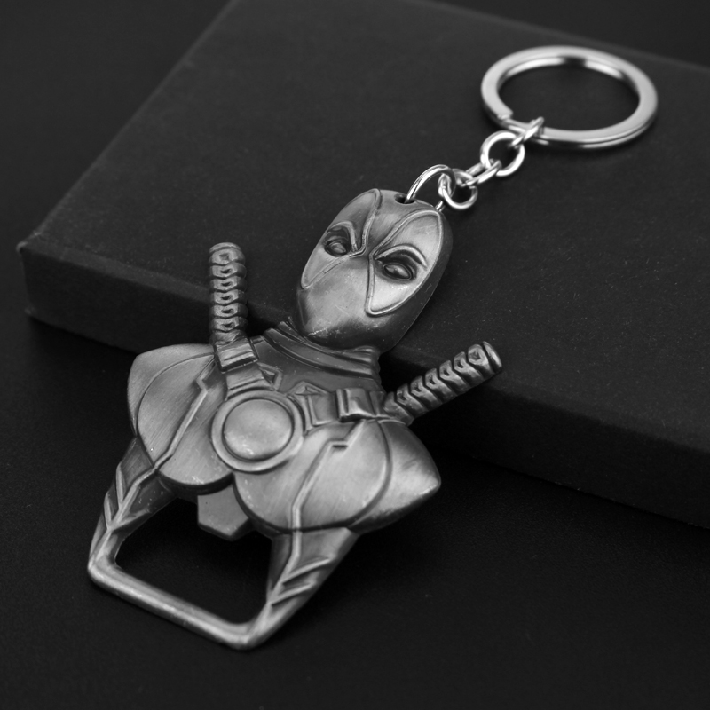 Car Accessories For Women - Deadpool Keychain Trendy Personalized Keyring Bottle