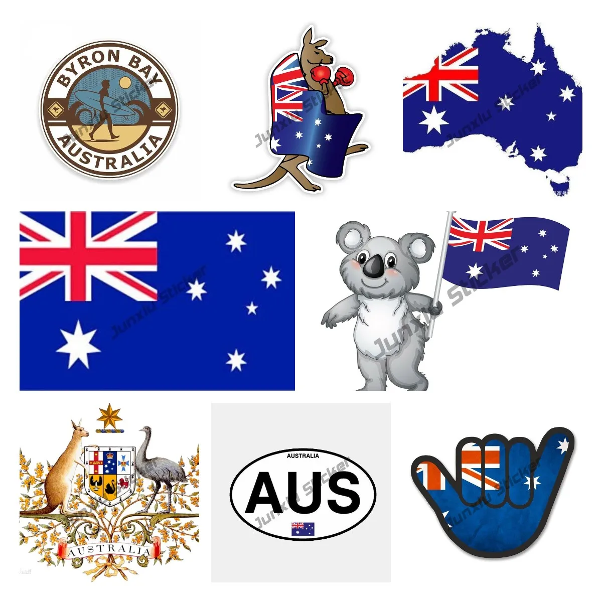 Car Accessories Australia - Sáng Tạo Dán Quốc Kỳ Úc