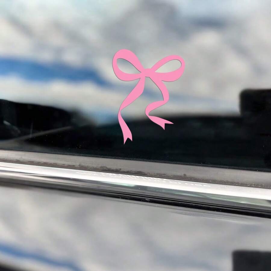 1 Pc Bow Car Decal, Vinyl Girl - đánh giá và giá Car Accessories For Women