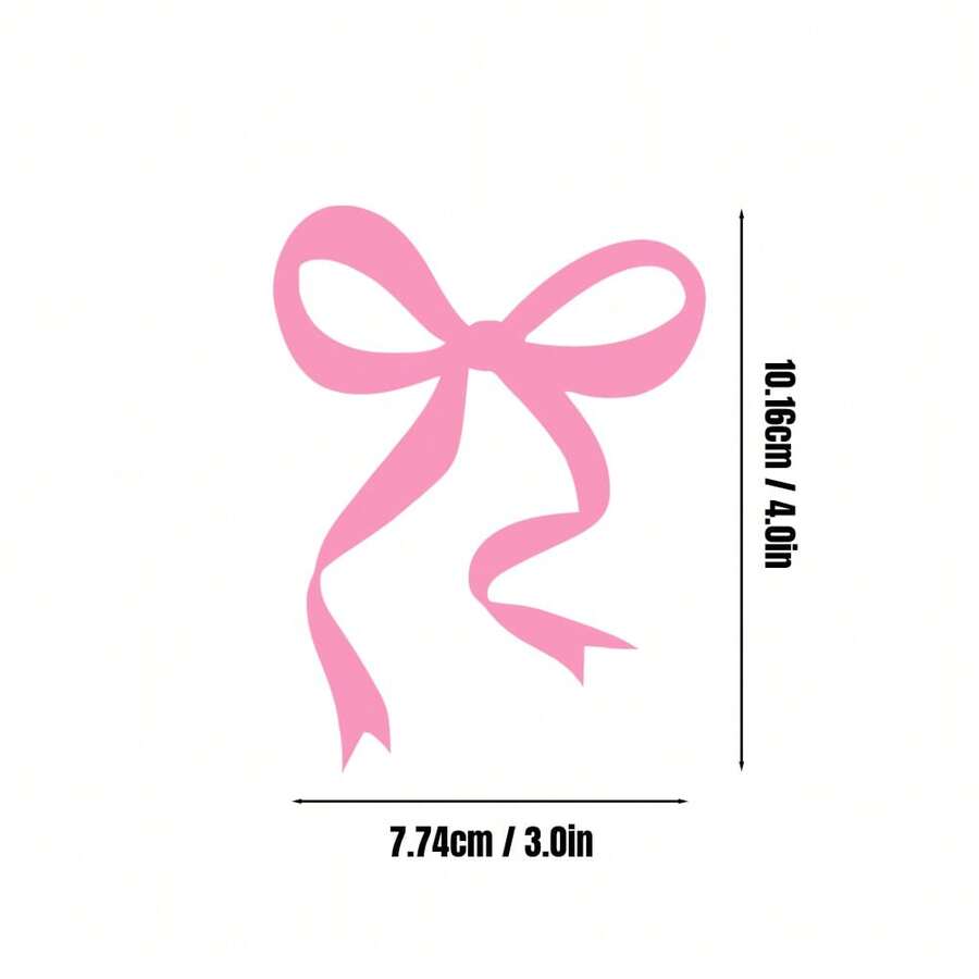 1 Pc Bow Car Decal, Vinyl Girl - đánh giá và giá Car Accessories For Women
