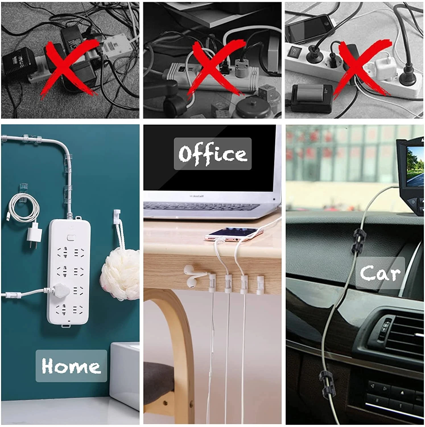 Cable Clips Organizer Drop Wir - đánh giá và giá Car Cable Organizer