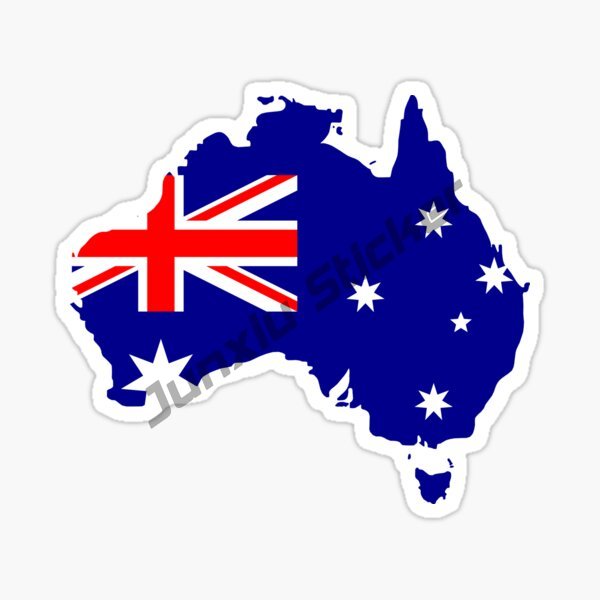 Australia Map BUMPER STICKER V - đánh giá và giá Car Accessories Australia