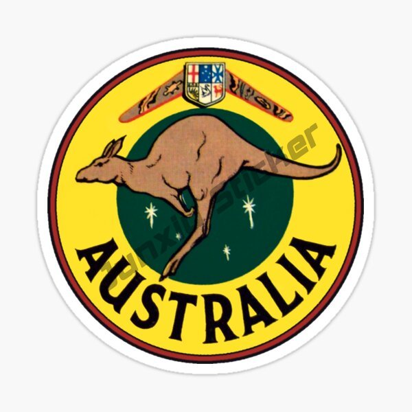 Australia Map BUMPER STICKER V - đánh giá và giá Car Accessories Australia