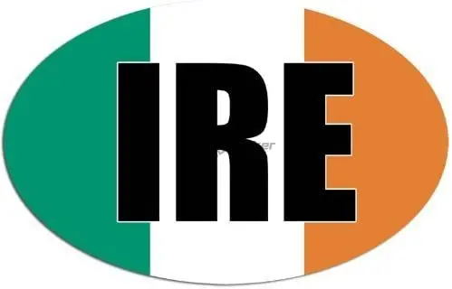 Ireland Flag Luck Clover Harp  - đánh giá và giá Car Accessories Ireland