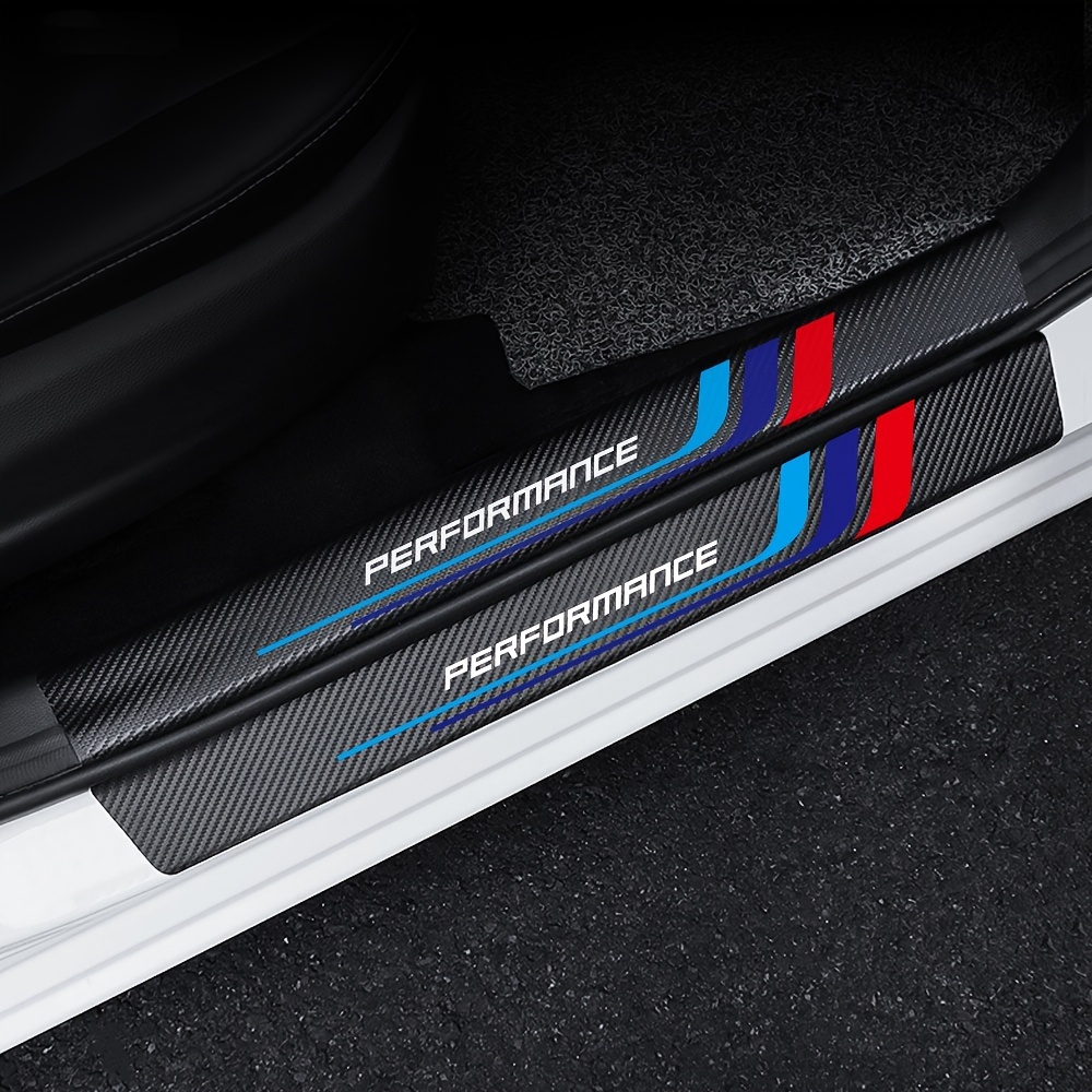 4pcs Carbon Fiber Sill Plate S - đánh giá và giá Car Accessories Outside