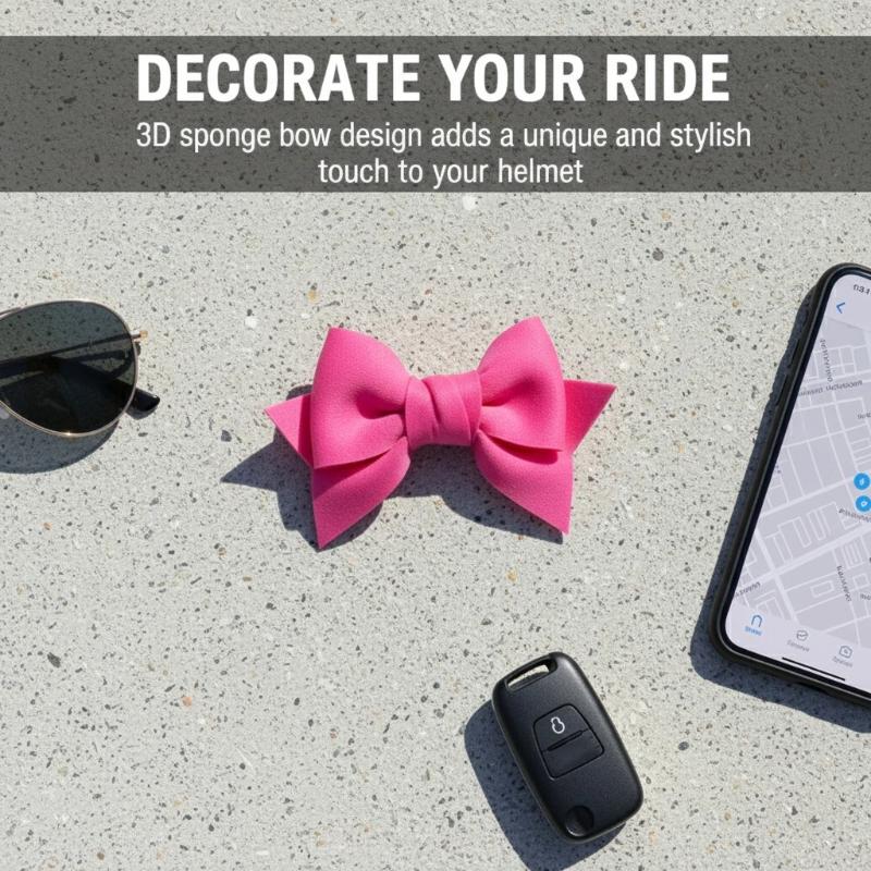 Motorcycle Helmet Bow Decorati - đánh giá và giá Car Accessories For Women
