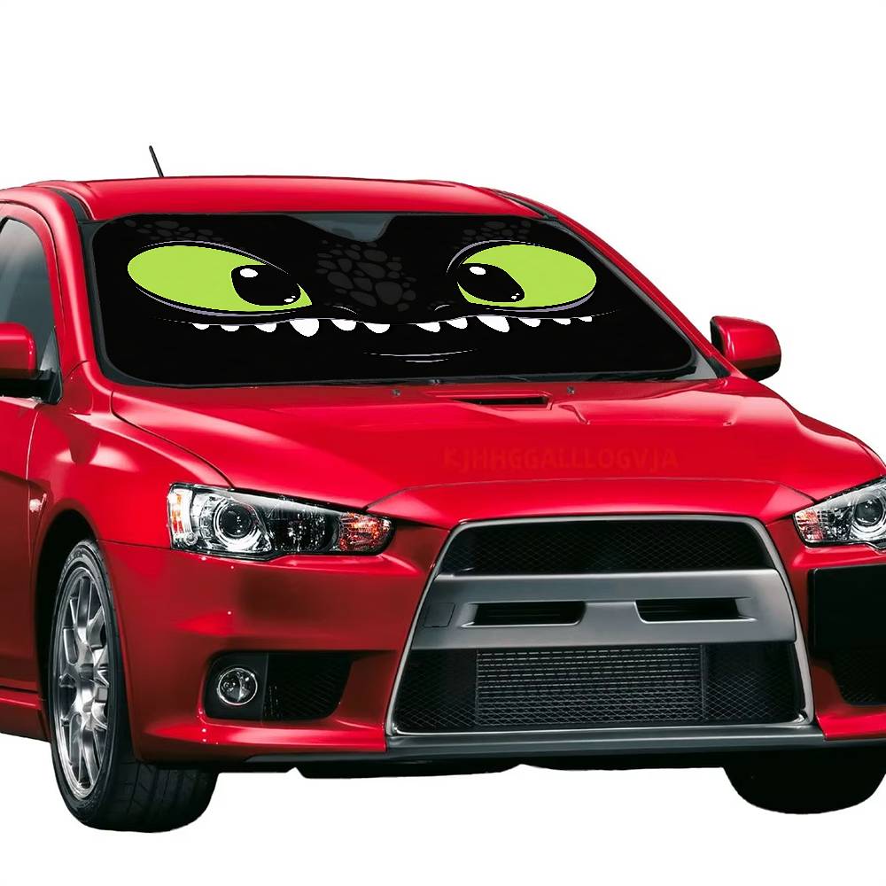 Cartoon EYE Toothless Windshie - đánh giá và giá Car Accessories Outside