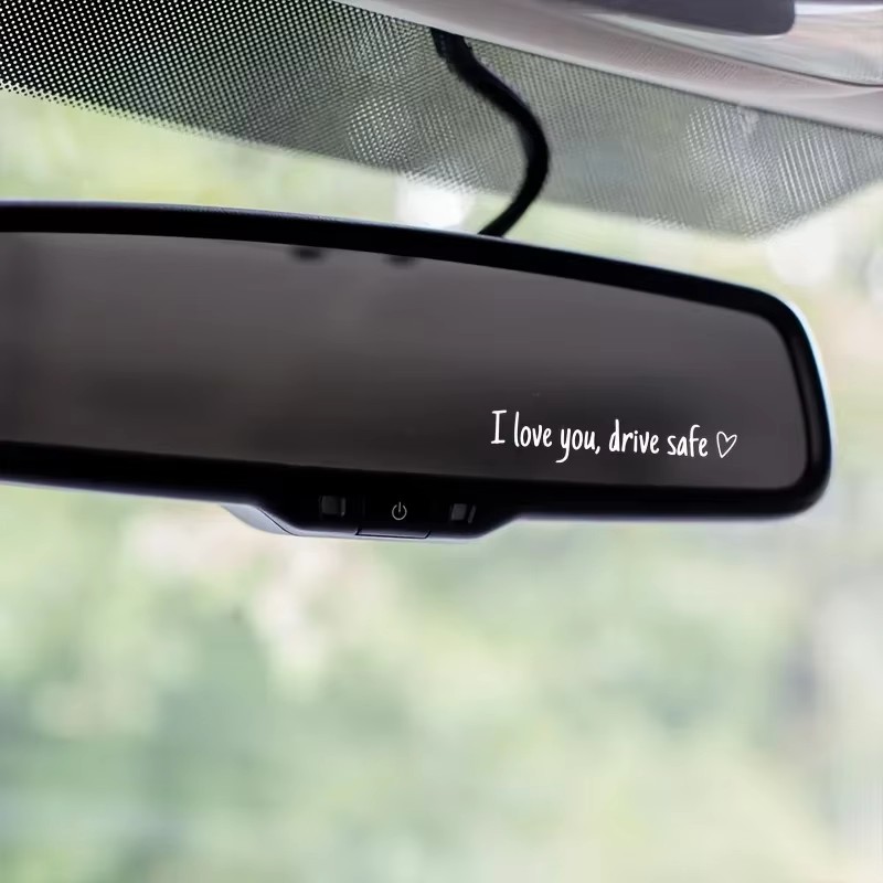 I Love You Rearview Mirror Dec - đánh giá và giá Car Accessories For Women