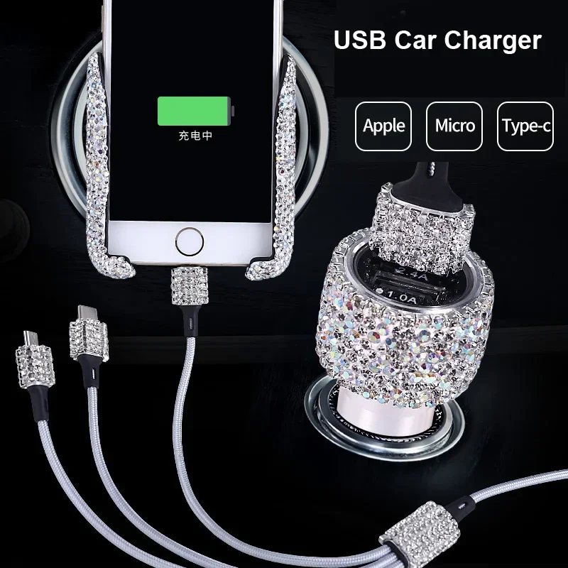 USB Car Charger 5V 2.1A Dual-P - đánh giá và giá Car Accessories For Women