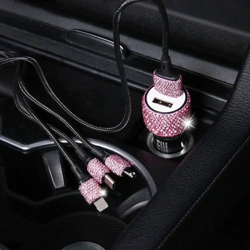 USB Car Charger 5V 2.1A Dual-P - đánh giá và giá Car Accessories For Women