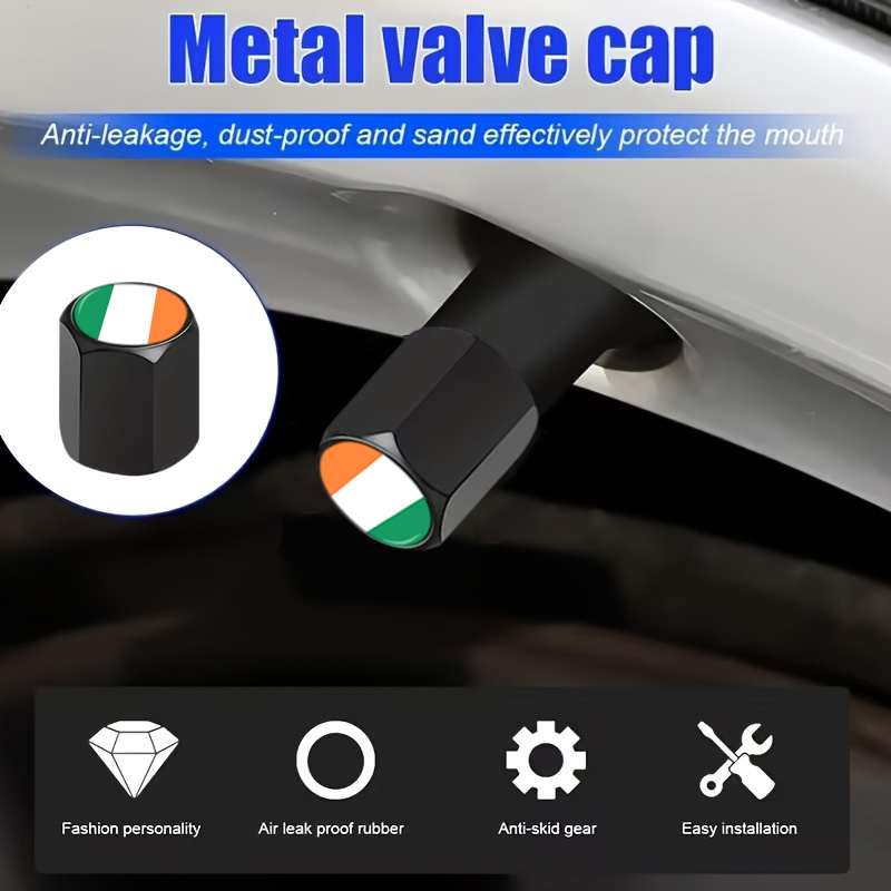 12Pcs Ireland Flag Valve Stem  - đánh giá và giá Car Accessories Ireland