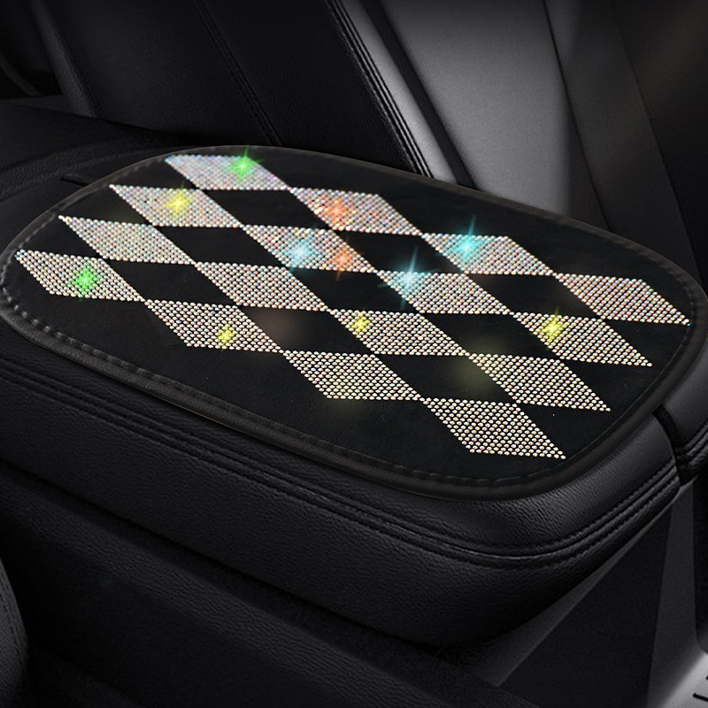 Car Armrest Pad Diamond Waterp - đánh giá và giá Car Accessories For Women