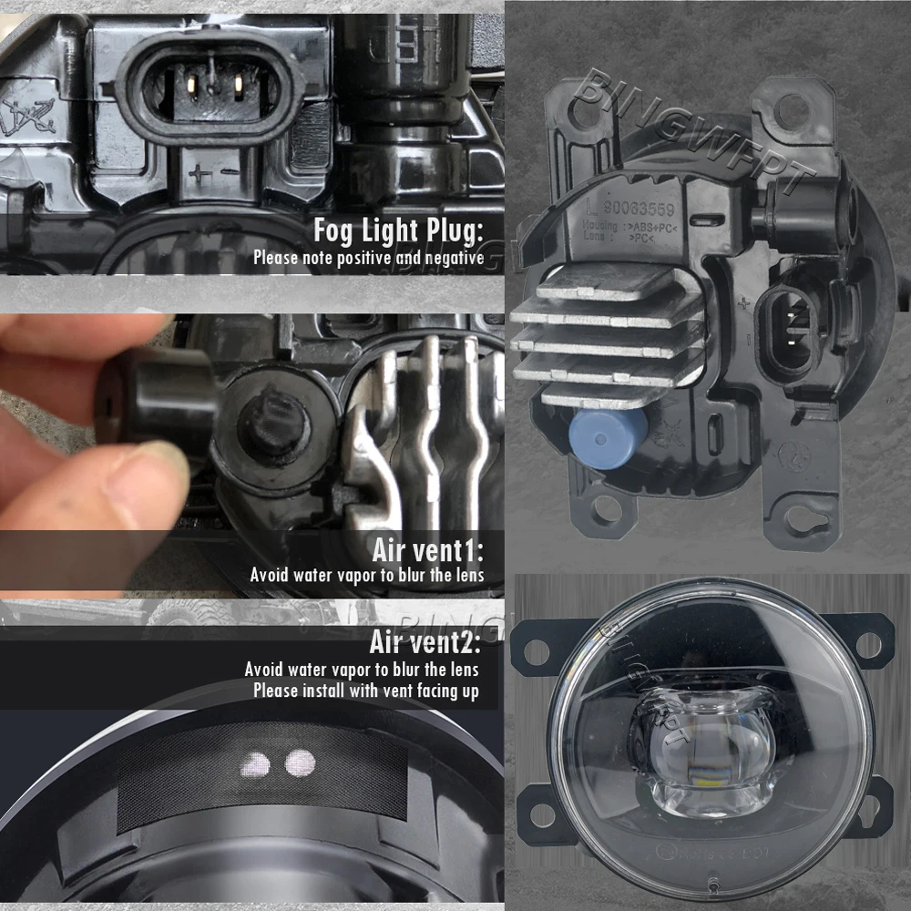 Car LED Lens Fog Lights H11 12 - đánh giá và giá Car Accessories Xl