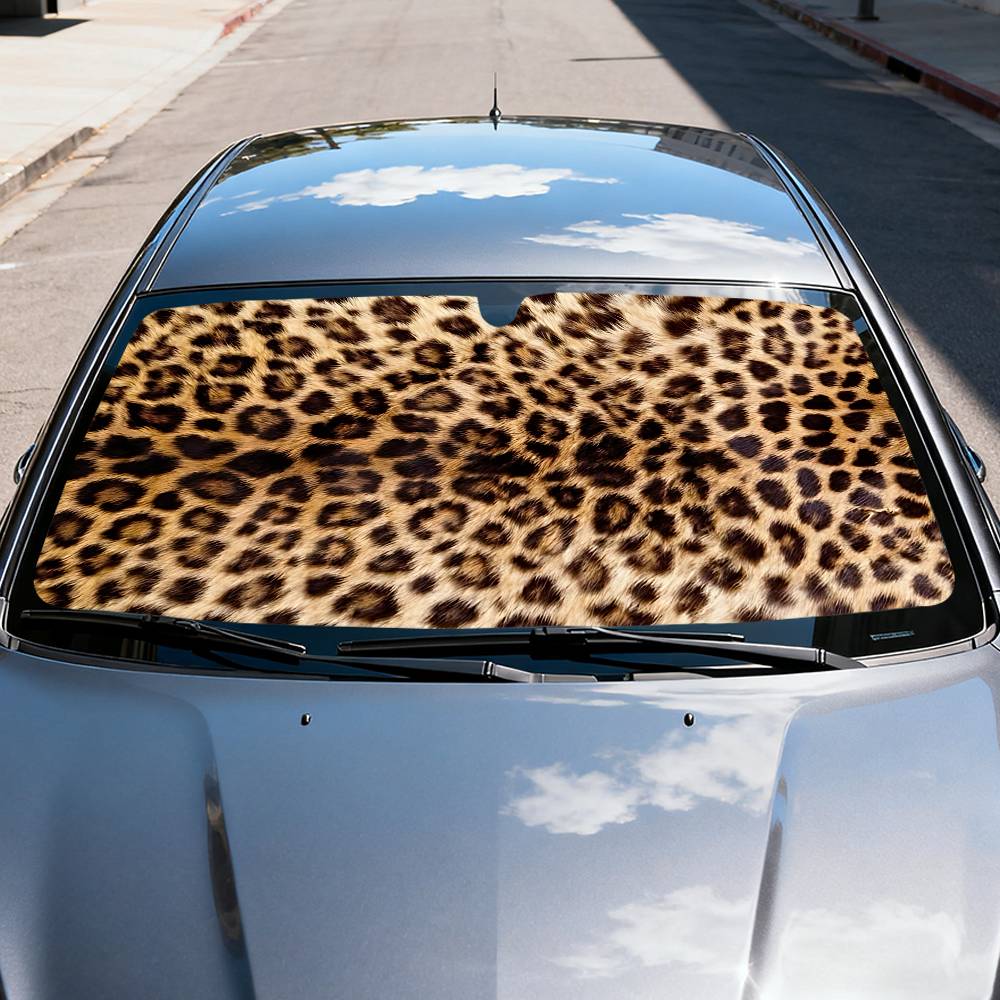 Animal Fur (Leopard Print) Car - đánh giá và giá Car Accessories Outside