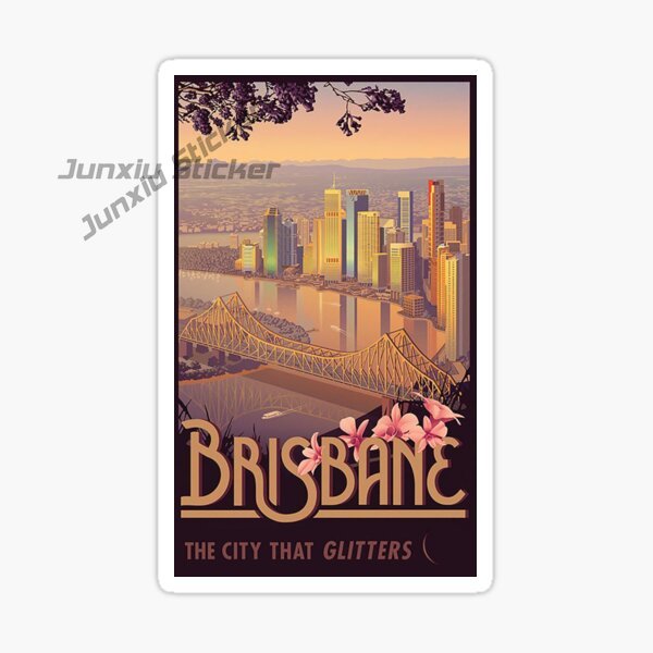 Australia BRISBANE Flag Vinyl  - đánh giá và giá Car Accessories Australia