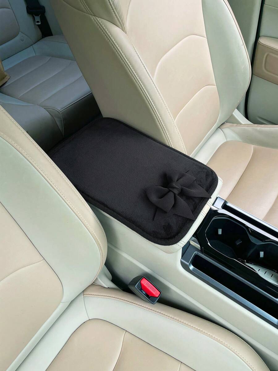 1pc Bow Decor Car Armrest Box  - đánh giá và giá Car Accessories For Women