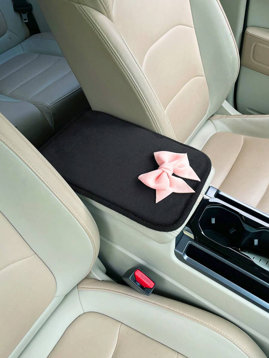1pc Bow Decor Car Armrest Box  - đánh giá và giá Car Accessories For Women