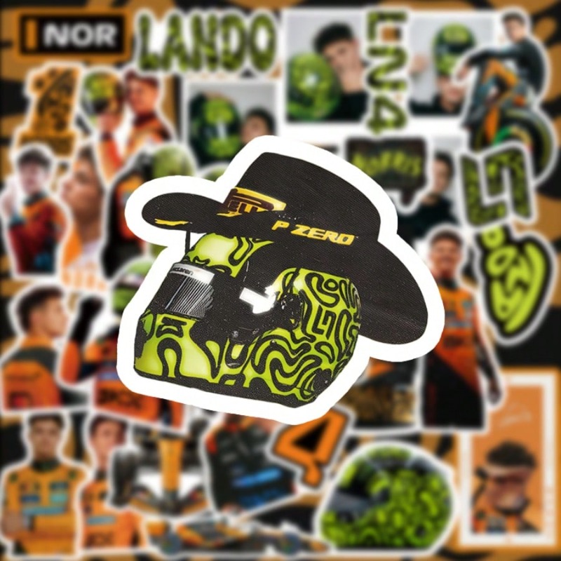 59PCS Lando Norris racing-them - đánh giá và giá Car Accessories Outside