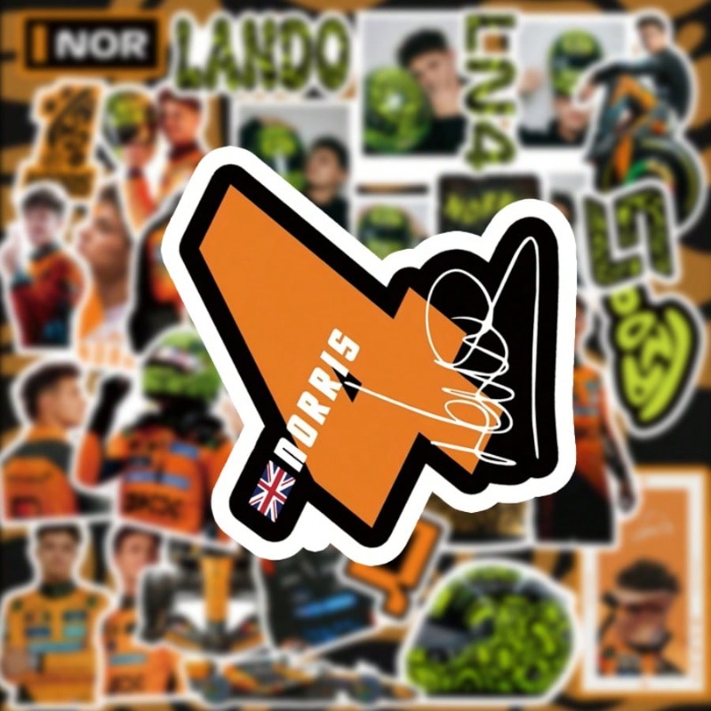 59PCS Lando Norris racing-them - đánh giá và giá Car Accessories Outside
