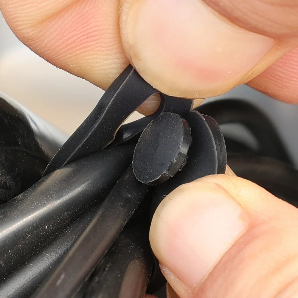 Elastic Rubber Cable Strap Wir - đánh giá và giá Car Cable Organizer
