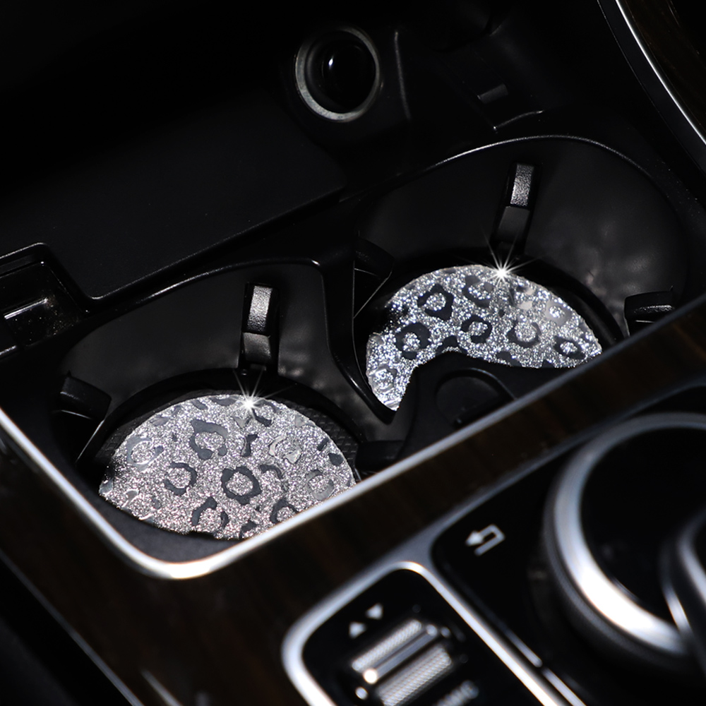 Two Leopard Print TPU Sparklin - đánh giá và giá Car Accessories For Women