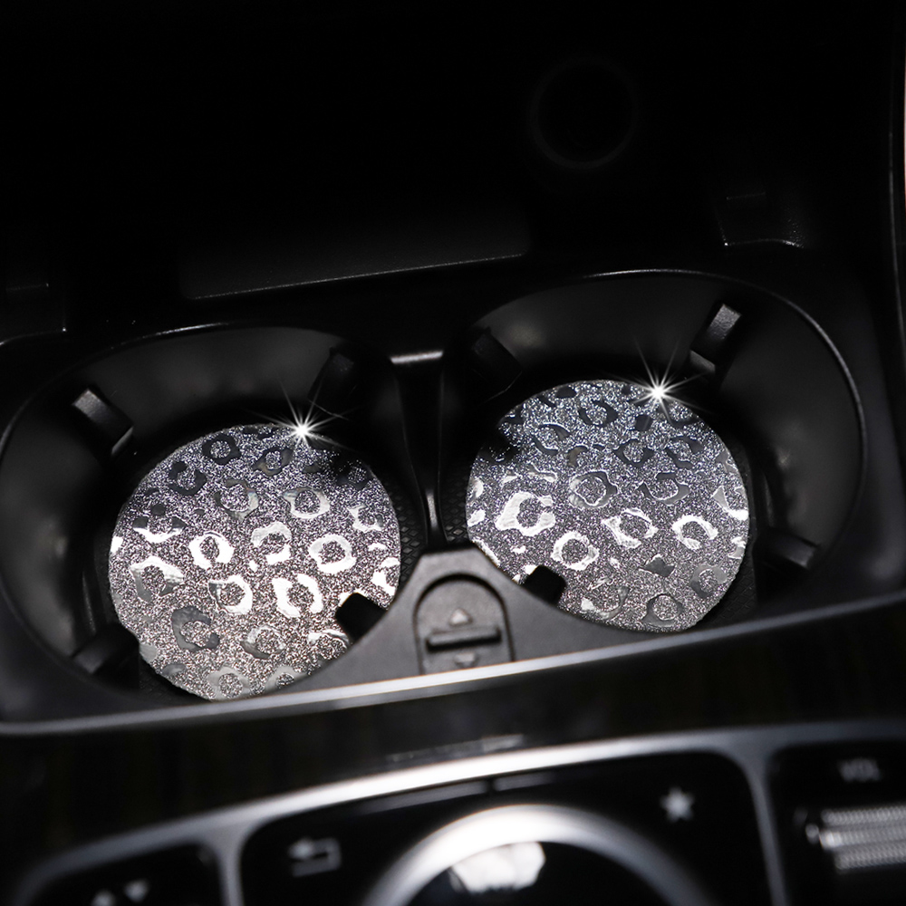 Two Leopard Print TPU Sparklin - đánh giá và giá Car Accessories For Women