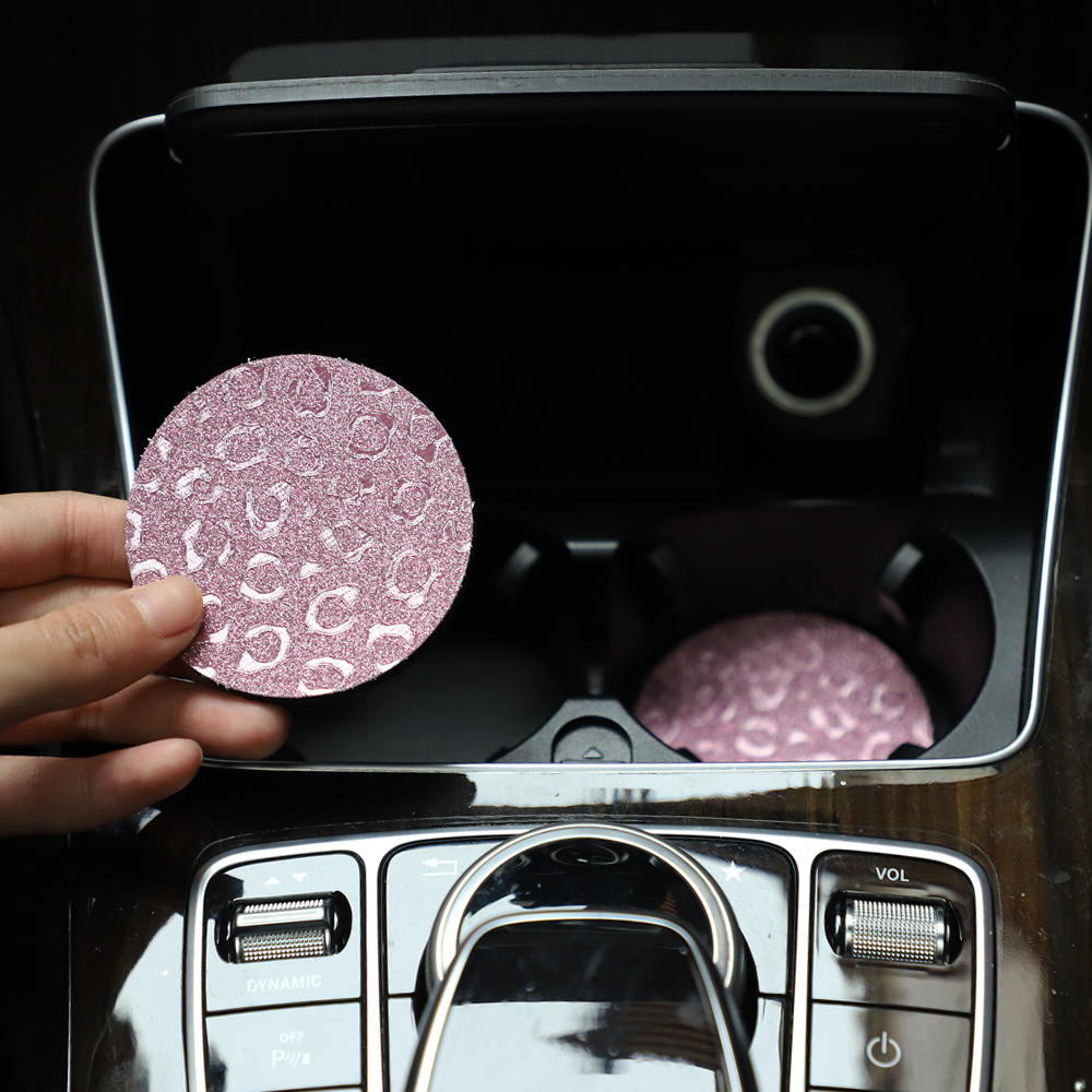Two Leopard Print TPU Sparklin - đánh giá và giá Car Accessories For Women