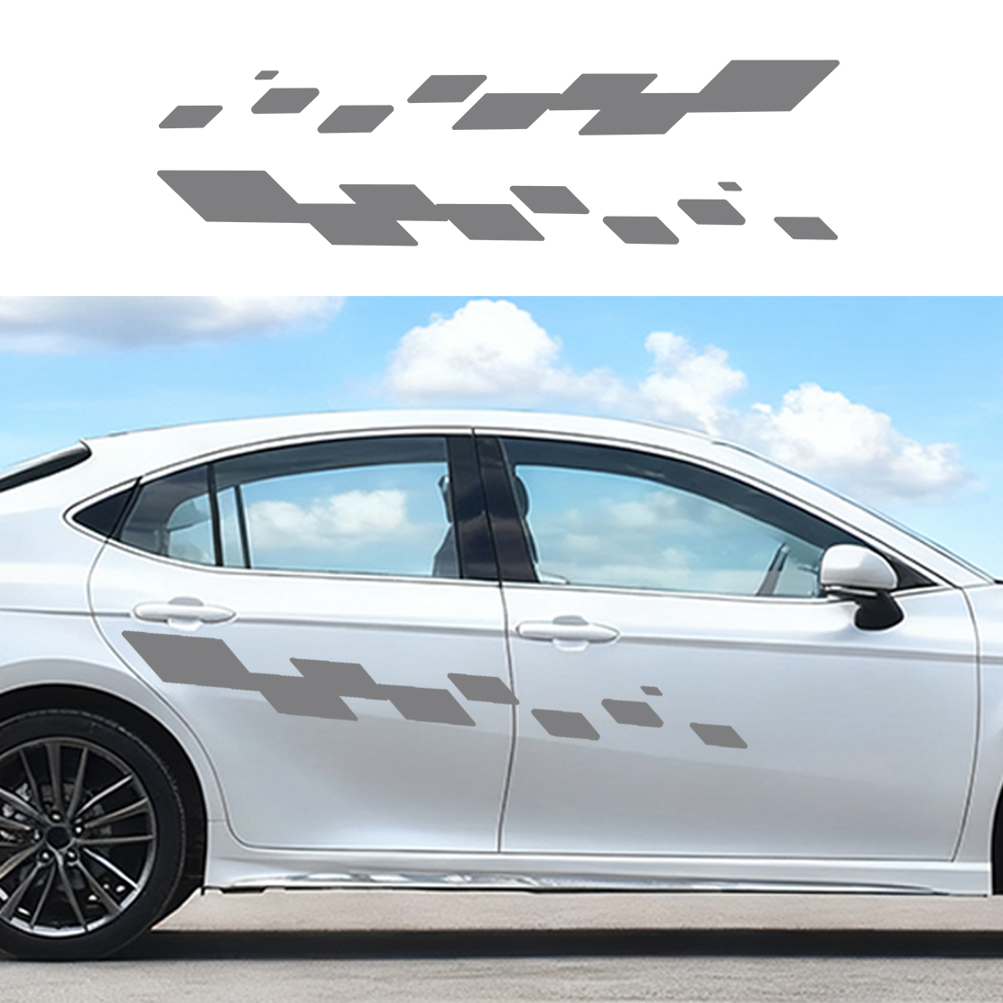 2pcs Car Door Decals Racing Ch - đánh giá và giá Car Accessories Outside