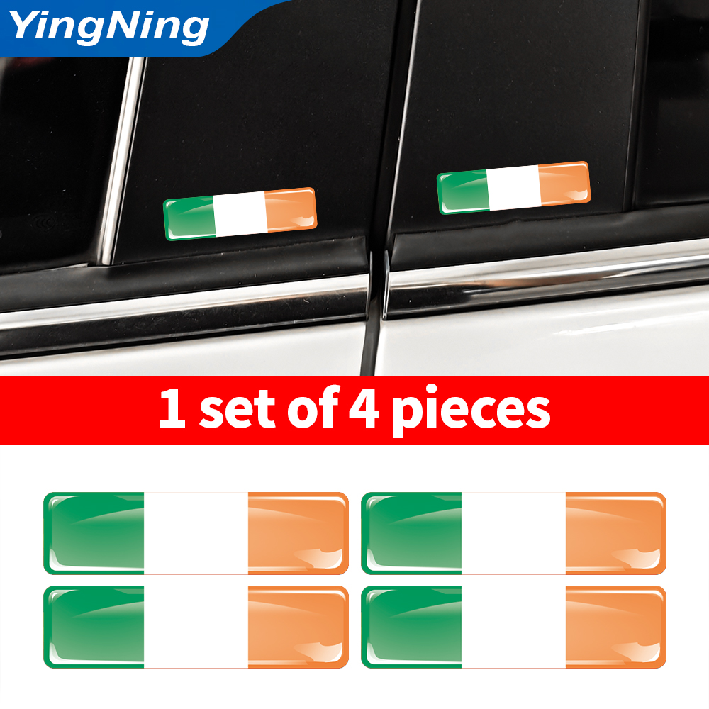 4Pcs Ireland Flag Car Sticker  - đánh giá và giá Car Accessories Ireland