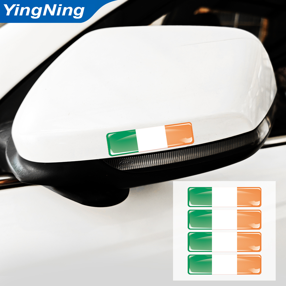4Pcs Ireland Flag Car Sticker  - đánh giá và giá Car Accessories Ireland